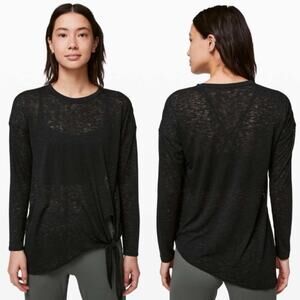 Lululemon Tie Your Practice Long Sleeve Top